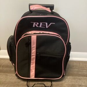 Black and Pink Travel Bag for Women